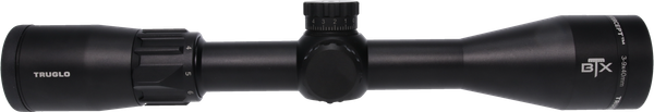 TruGlo TGTG85394BI Intercept Rifle Scope Black 3-9x 40mm Tube Duplex Reticle