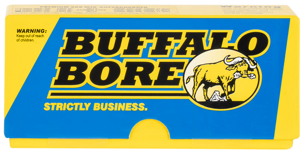 Buffalo Bore Ammunition 39C20 Premium Strictly Business 308Win 180gr Spitzer Supercharged 20 Per Box/12 Case