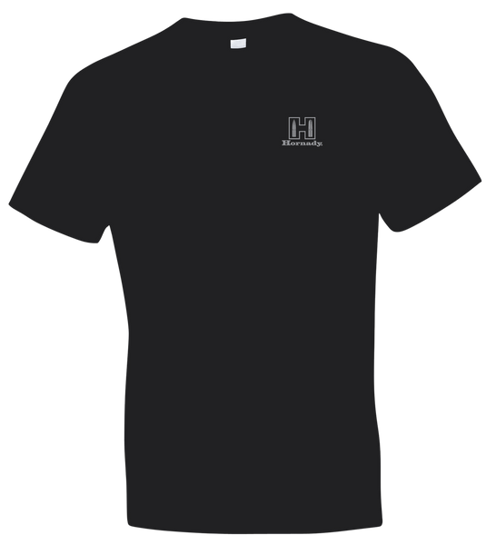 Hornady Gear 30125 Fueled By Hornady  Black Cotton, Short Sleeve Semi-Fitted 2XL