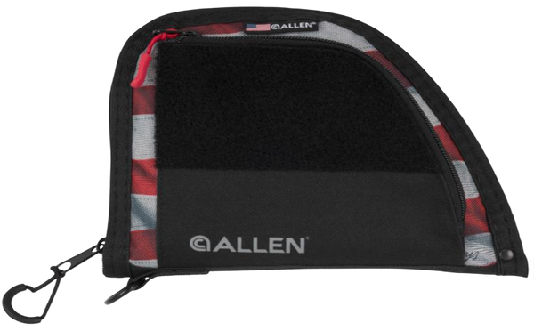 Allen 1127 Victory Taper Case Single Red/White/Blue Holds 2 Handguns