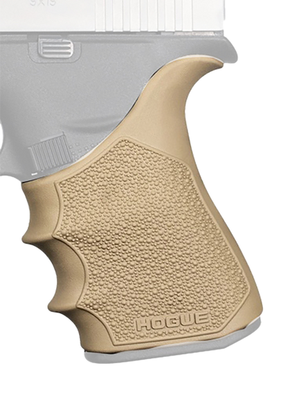 Hogue 18213 Grip Sleeve Handall Beavertail Flat Dark Earth Rubber