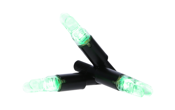 NAP NAPILLNXGR3PK Thunderglo Illuminated Nock Crossbow Green Half Moon/ 3 Pack