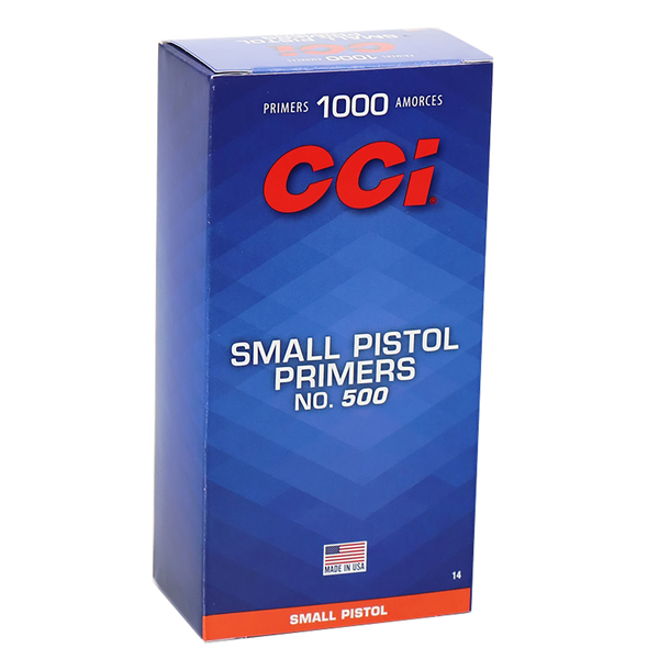 CCI 0014 Standard Pistol No. 500 Small Pistol Multi Caliber Handgun 1000/Box