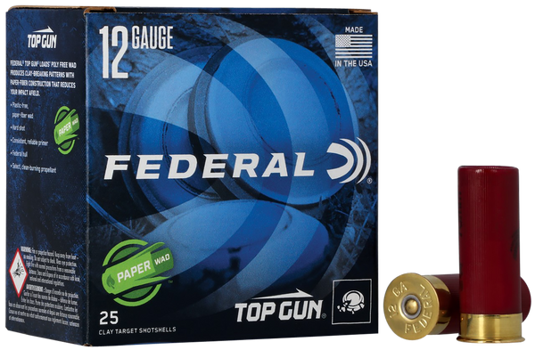 Federal GMT12178 Premium Paper Wad 12Gauge 2.75" 1oz 8Shot 25 Per Box/10 Case