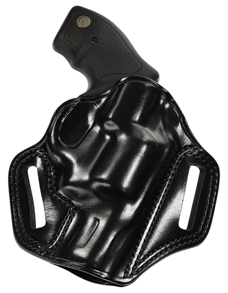 Galco CM880B Combat Master  OWB Black Leather Belt Slide Fits Springfield XDM 4.5" Right Hand