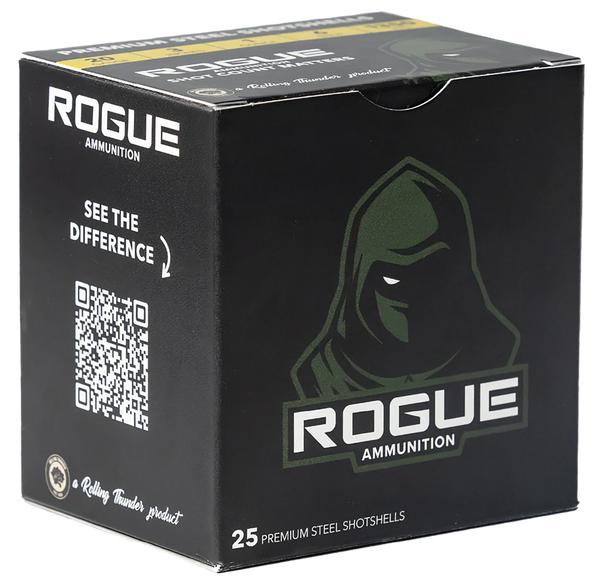 Rogue Ammunition RA-20-1-6S   20Gauge 3" 1oz 6Shot 25 Per Box/10 Case