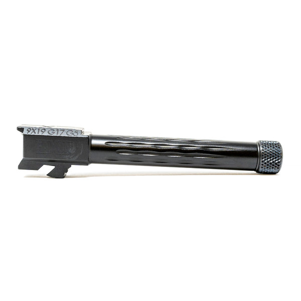 Faxon Fits Glock 17 Gen 5 - Barrel 9mm Flame Threaded BLK