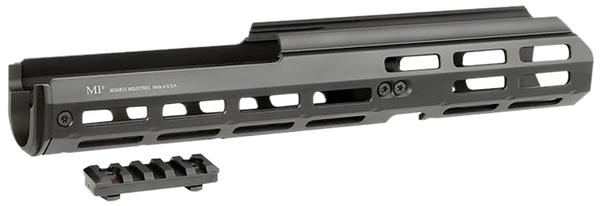 Midwest Industries MIBENM4HG M4 Benelli Black Hardcoat Anodized 6061 Aluminum 12.00" Long