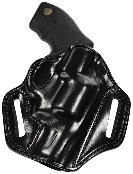 Galco CM270B Combat Master  OWB Black Leather Belt Slide Fits Browning Hi-Power/Springfield SA-35/Girsan MC P35/Match Right Hand