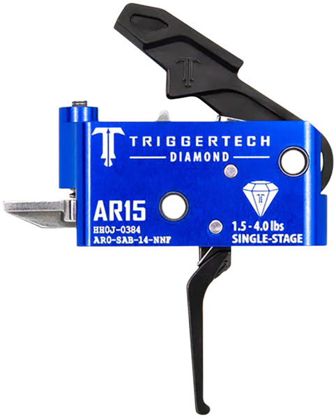 Triggertech Ar-15 Single Stage - Black Diamond Flat