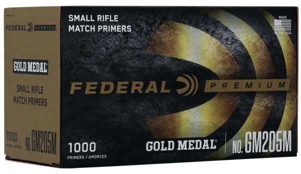 Federal GM205M Gold Medal Premium Small Rifle Multi Caliber 1000 Per Box/5 Case