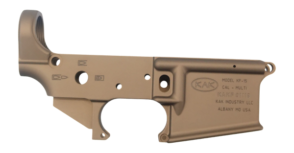 KAK MO-801-0604-001F KF-15 FORGED AR15 LOWER FDE