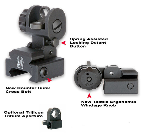 GG&G BUIS Standard Back-up Sight for A2