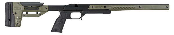Mdt Sporting Goods Inc 104226ODG Oryx Chassis OD Green/Black Aluminum, Adj. Cheekrest, M-LOK Forend, AR-Style Grip, Barricade Stop, AICS Mag Compatible, Fits Short Action Savage Axis