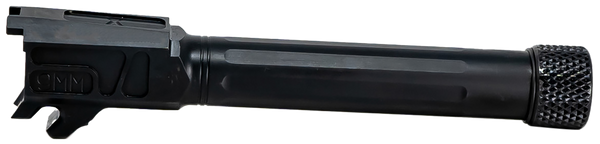 Faxon Firearms 365B910NXSOQT Match Series  9mm Luger Fluted Threaded Black Nitride Stainless Steel, Fits Sig P365 XL