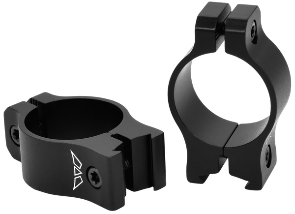 Warne Vapor 1" Low Matte Rings - Aluminum Fits 3/8-11mm Dvetail