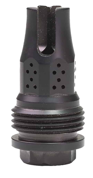 Jk Armament JKMDHDCF24 War Eagle Compensator/Flash Hider 30Cal 5/8"x24 Stainless Steel Nitride Black