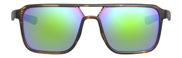 LEU 186747 BRIDGER    MATTE TORTOISE  EMERL MIRROR