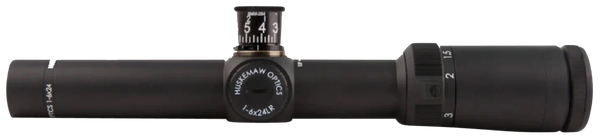 Huskemaw Optics 1016HO Tactical Hunter Black 1-6x24mm 30mm Tube, Illuminated HuntSmart Reticle