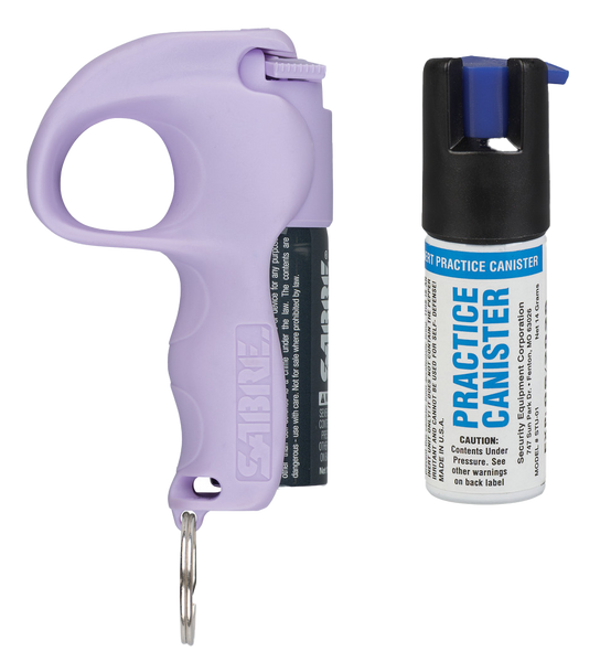 Sabre Quick Grip Pepper Spray - Kit Twist Lock Lavender