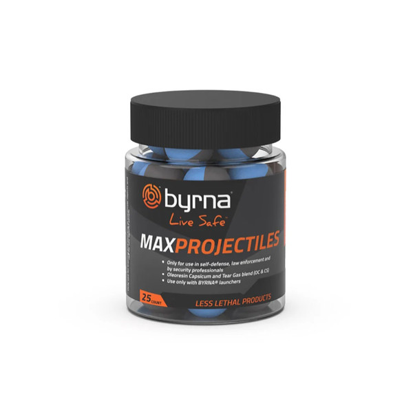 Byrna Max Projectiles 25 Count - Tub .68 Cal