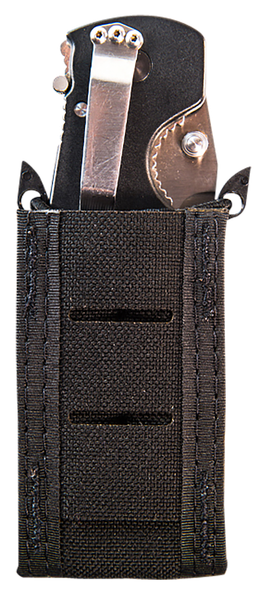 High Speed Gear 41PT00BK TACO Duty Single Pistol Mag, Black Nylon with MOLLE Exterior, Fits MOLLE & 2" Belt