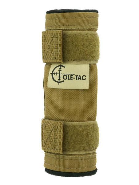 Cole-tac BPC102 Baby Python Suppressor Cover Fits 5" Long Cordura Nylon Coyote Brown
