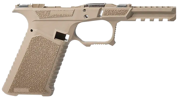 Sct Manufacturing 0225010100IA Full Size  Compatible w/ Gen3 17/22/31 Flat Dark Earth Polymer Frame Aggressive Texture Grip Includes Locking Block