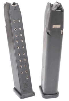 This is a 22 round factory magazine for any Glock 40 S&W (models G22, G23, G27).