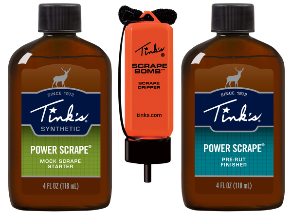 Tinks W5226 Power Scrape All-Season Deer Attractant Pre-Rut Finisher Scent Mock Scrape Starter Scent 4 oz Dripper