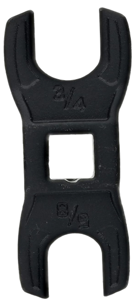 Wheeler 1199465 Muzzle Device & Buffer Tube Crowfoot Wrench Black Steel