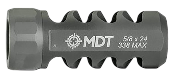Mdt Sporting Goods Inc 109150RTI Hunt Brake  Black Titanium 5/8"x24 Threads 30Cal