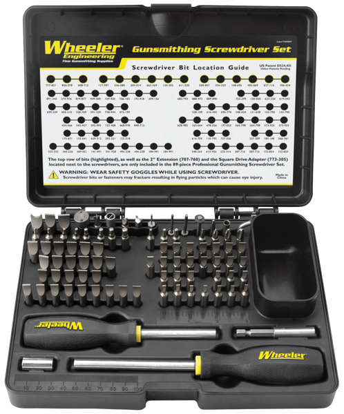 Wheeler 89pc Pro Gunsmithing - Screwdriver Set