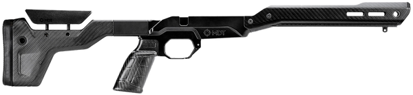 Mdt Sporting Goods Inc 107837BCF HNT26 Chassis System Black Carbon Fiber Fits Howa 1500 SA/ Weatherby Vanguard Compatible w/ AICS Mags Short Action Standard