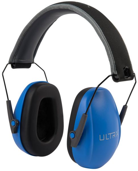 Ultrx Slim Profile Earmuff - Youth/ladies Blue