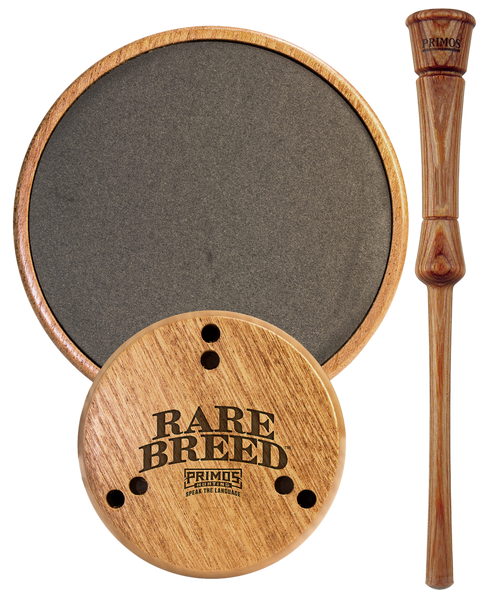 Primos PS2904 Rare Breed  Friction Call Attracts Turkeys Natural Wood/Slate
