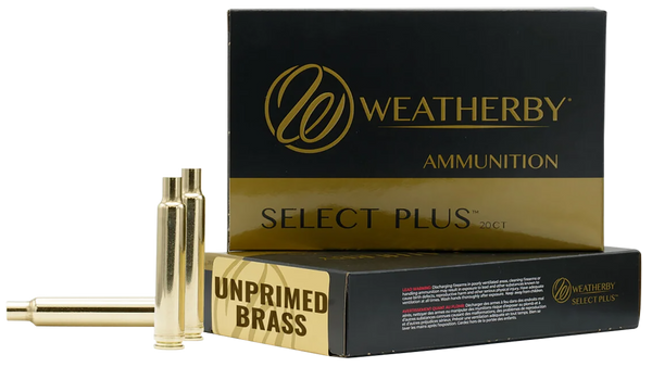 Weatherby BRASS270 Unprimed Cases  270WthbyMag Rifle Brass 20/Box