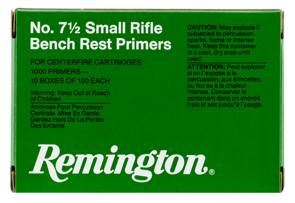Remington Ammunition 22628 Centerfire Primers Benchrest Small Rifle Rifle