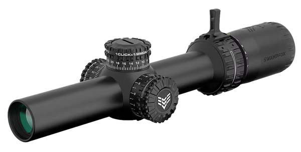 Swampfox Optics ARH11024GM Arrowhead  Black 1-10x24mm 30mm Tube Guerrilla Dot MOA Green Reticle