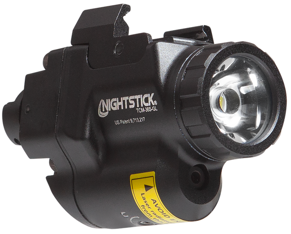 Nightstick TCM365GL Subcompact Weapon Light with Green Laser  Black Anodized 650 Lumens White LED Sig Sauer P365