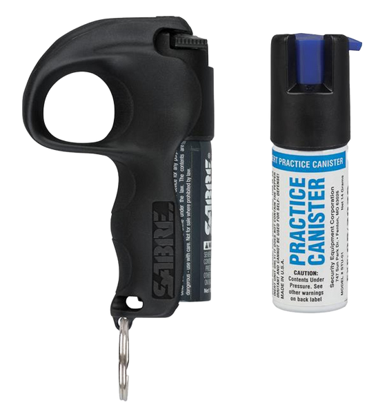 Sabre Quick Grip Pepper Spray - Kit Twist Lock Black