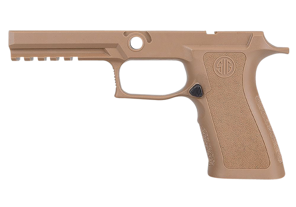 Sig Sauer GRIPMODXF943SMCOY P320 Grip Module X-Series (Small Size Module), 9mm Luger/40 S&W/357 Sig, Coyote Polymer, Fits Full Size Sig P320 (4.70")
