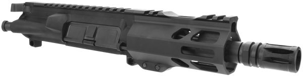 TacFire BU-556-5 Pistol Upper Assembly  5.56x45mm NATO Caliber with 5" Black Nitride Barrel, Black Anodized 7075-T6 Aluminum Receiver & M-LOK Handguard for AR-Platform Includes Bolt Carry Group