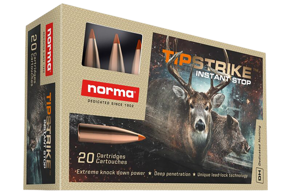 Norma Ammunition 20171222 Dedicated Hunting Tipstrike 280Rem 160gr Polymer Tip 20 Per Box/10 Case