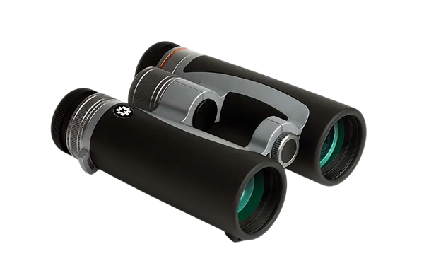 Konus 2348 Prince 8x42mm Bak-4 Prism, Center Focus, Black/Silver Aluminum w/Rubber Armor