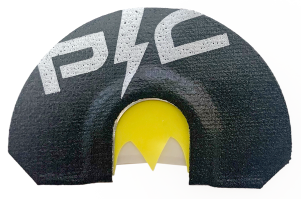 Power Calls 24235 Mini Yelper Diaphragm Call Turkey Sounds Black/Yellow