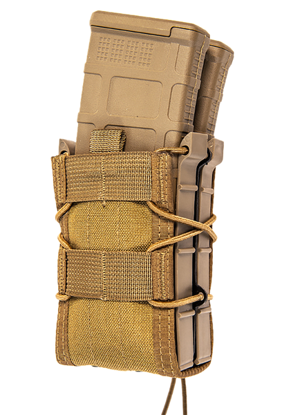 High Speed Gear 132R10CB TACO X2R Mag Pouch Coyote Brown Nylon MOLLE Mount