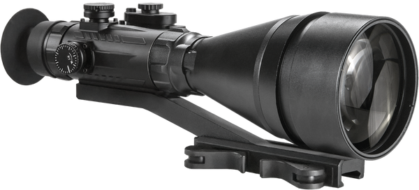 AGM Global Vision 15WP6623484111 Wolverine Pro-6 3AW1 Night Vision Rifle Scope Matte Black 6x100mm Gen 3 Auto-Gated White Phosphor Level 1 Illuminated Red Chevron w/Ballistic Drop Reticle