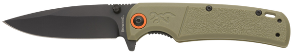 Browning Knife Buckmark Slim - Folder 3.18" Poly Handle Sage!