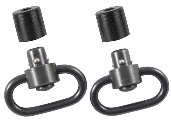 Outdoor Connection PBS19121 Push Button Swivel Set  1" Black Steel